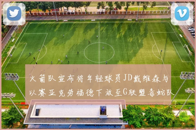 火箭队宣布将年轻球员JD戴维森与以赛亚克劳福德下放至G联盟毒蛇队进行锻炼