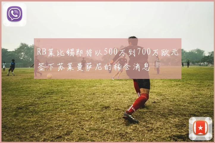 RB莱比锡即将以500万到700万欧元签下苏莱曼萨尼的转会消息